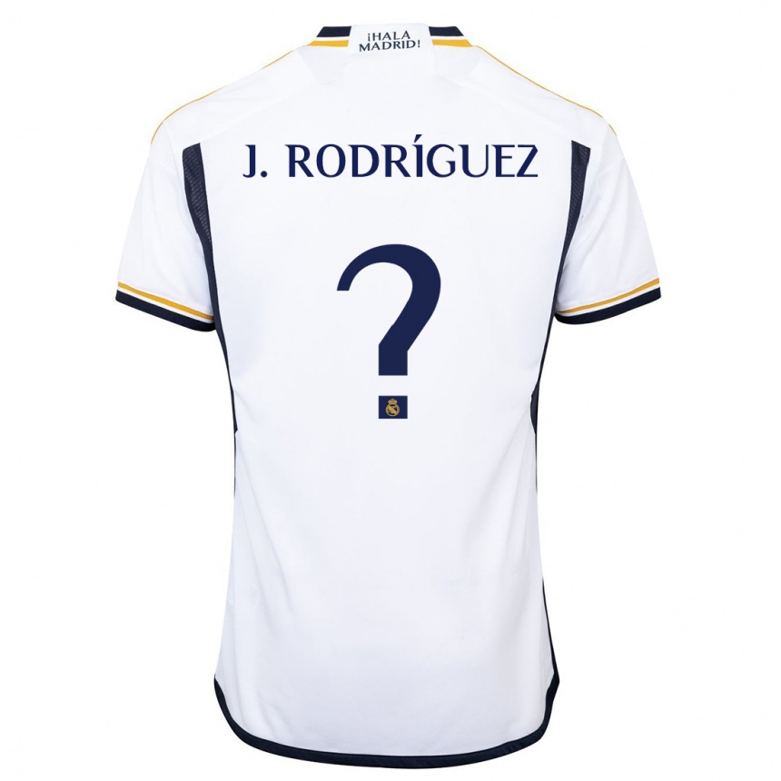 Niño Fútbol Camiseta Juan Rodríguez #0 Blanco 1ª Equipación 2023/24 México