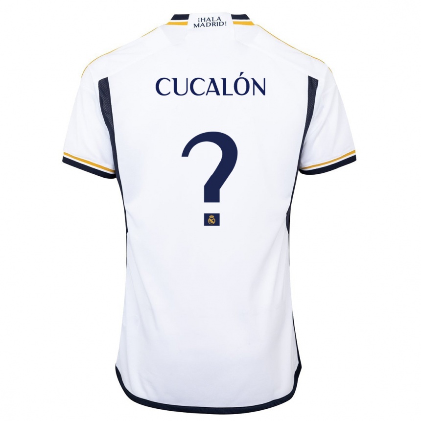 Niño Fútbol Camiseta Marc Cucalón #0 Blanco 1ª Equipación 2023/24 México