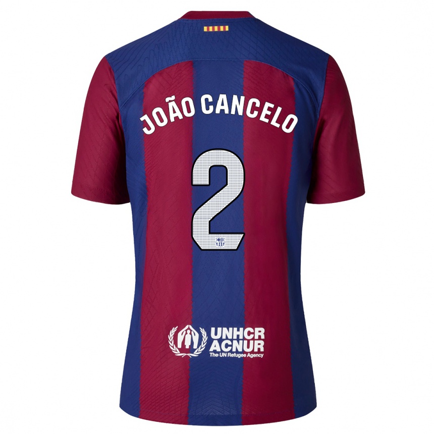 Niño Fútbol Camiseta Joao Cancelo #2 Rojo Azul 1ª Equipación 2023/24 México