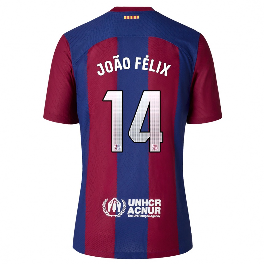 Niño Fútbol Camiseta Joao Felix #14 Rojo Azul 1ª Equipación 2023/24 México