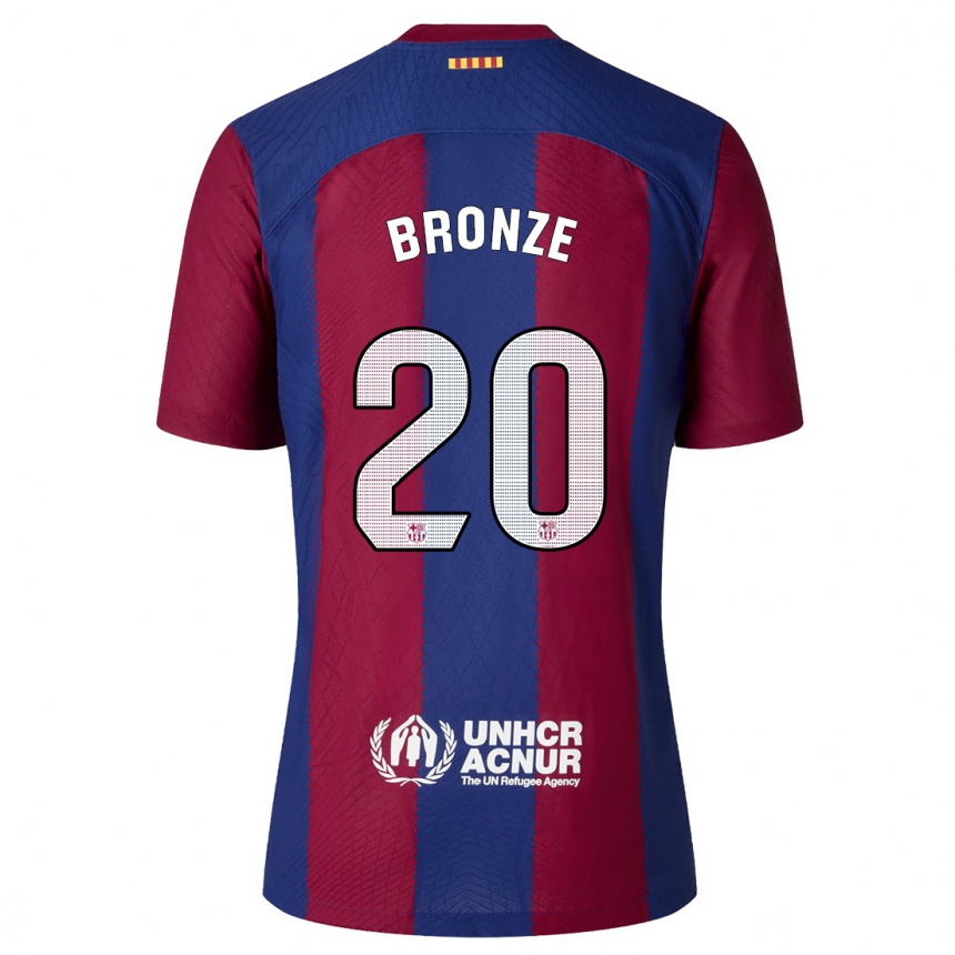 Niño Fútbol Camiseta Lucy Bronze #20 Rojo Azul 1ª Equipación 2023/24 México