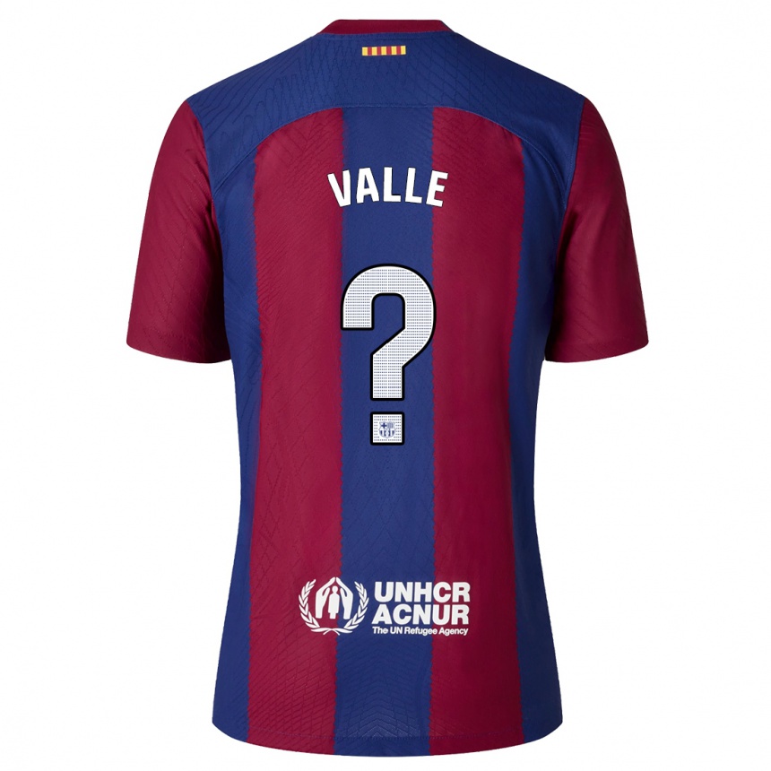 Niño Fútbol Camiseta Alex Valle #0 Rojo Azul 1ª Equipación 2023/24 México