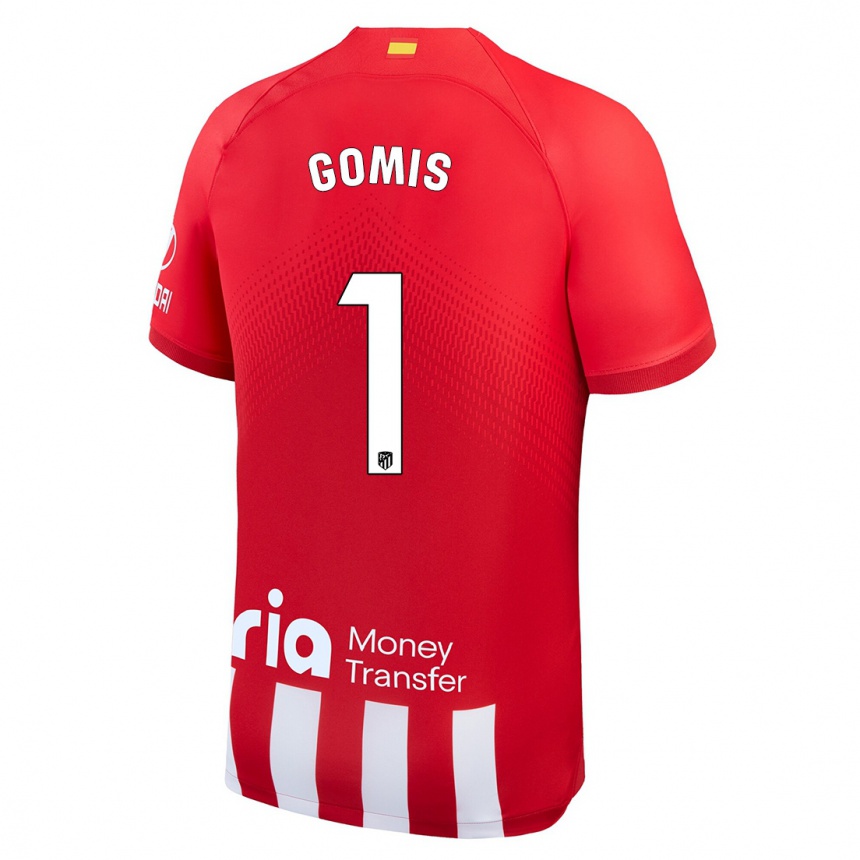 Niño Fútbol Camiseta Antonio Gomis #1 Rojo Blanco 1ª Equipación 2023/24 México