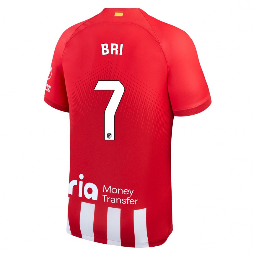 Niño Fútbol Camiseta Diego Bri #7 Rojo Blanco 1ª Equipación 2023/24 México