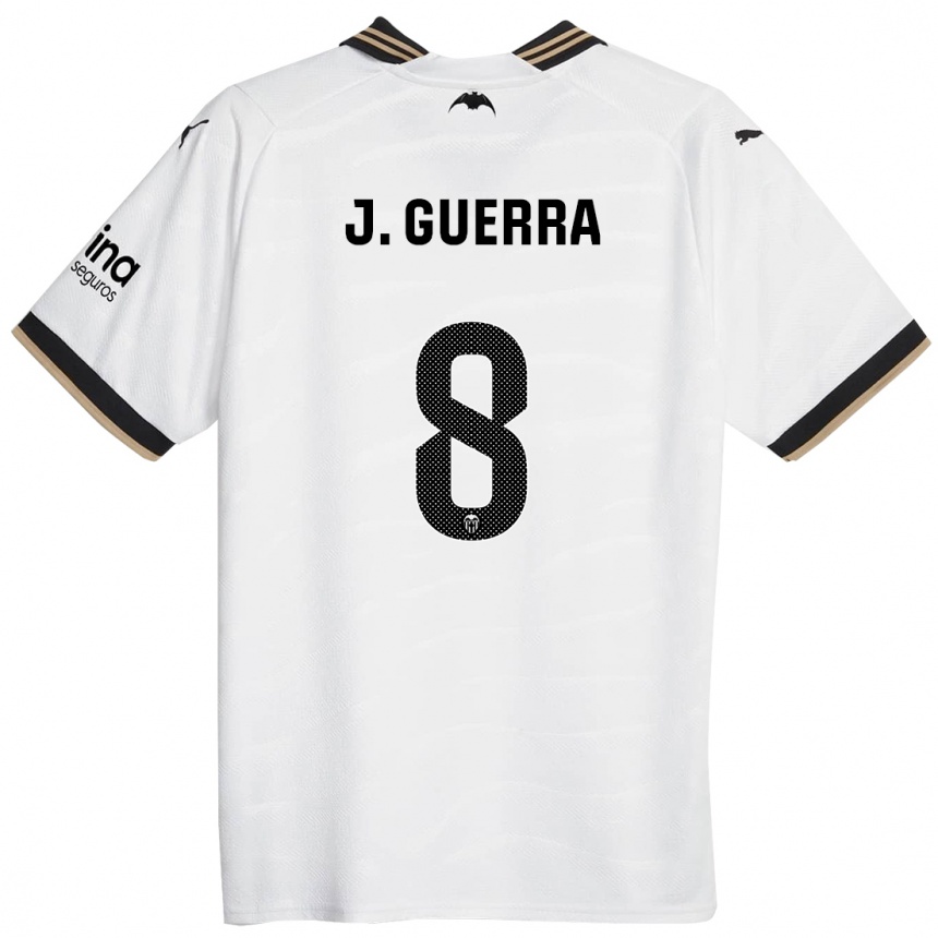 Niño Fútbol Camiseta Javi Guerra #8 Blanco 1ª Equipación 2023/24 México