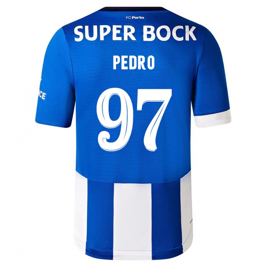 Niño Fútbol Camiseta Zé Pedro #97 Azul Blanco 1ª Equipación 2023/24 México