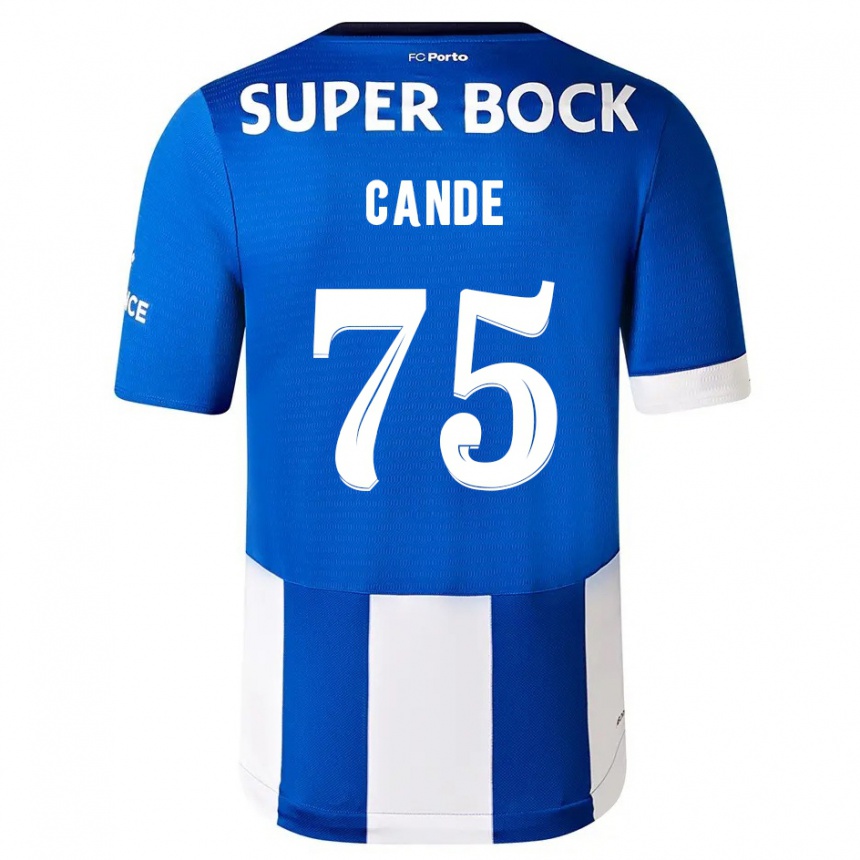 Niño Fútbol Camiseta Anhá Cande #75 Azul Blanco 1ª Equipación 2023/24 México