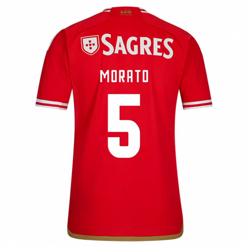 Niño Fútbol Camiseta Morato #5 Rojo 1ª Equipación 2023/24 México