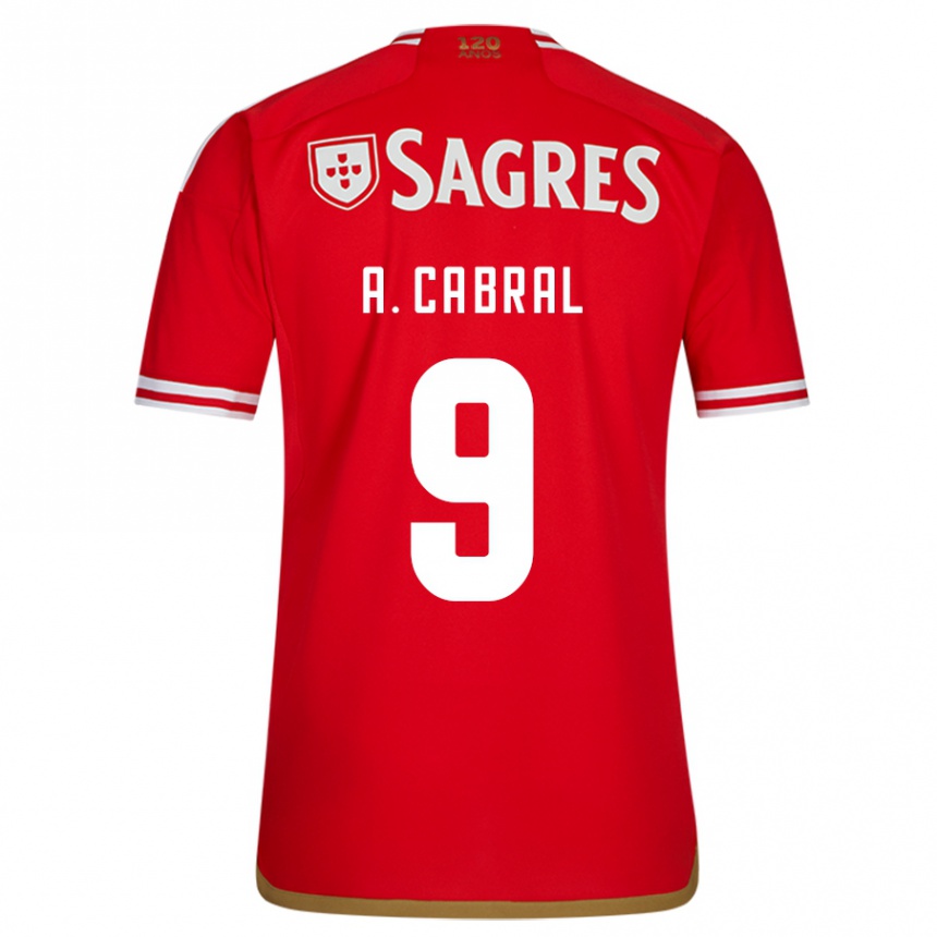 Niño Fútbol Camiseta Arthur Cabral #9 Rojo 1ª Equipación 2023/24 México