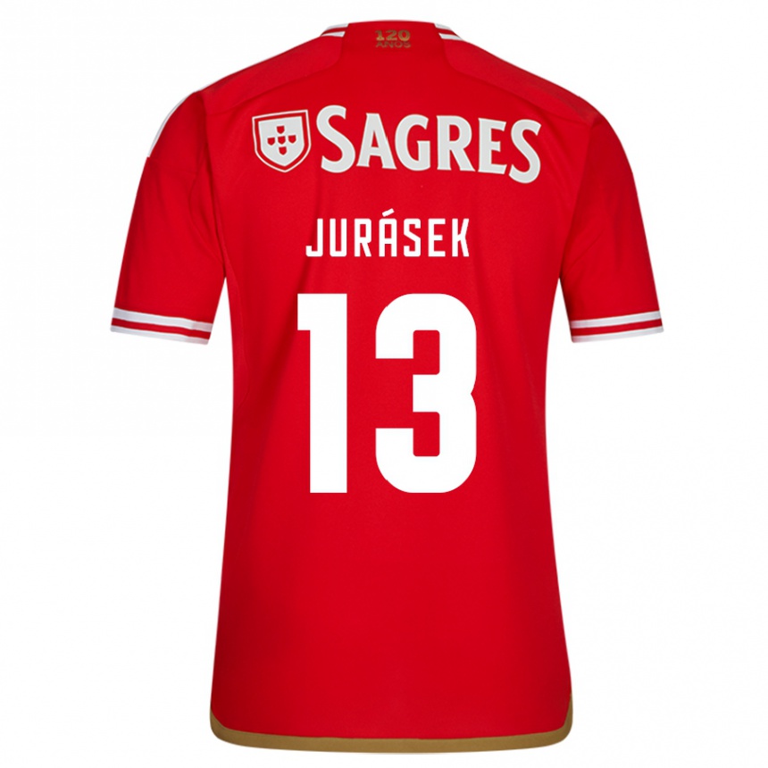 Niño Fútbol Camiseta David Jurásek #13 Rojo 1ª Equipación 2023/24 México