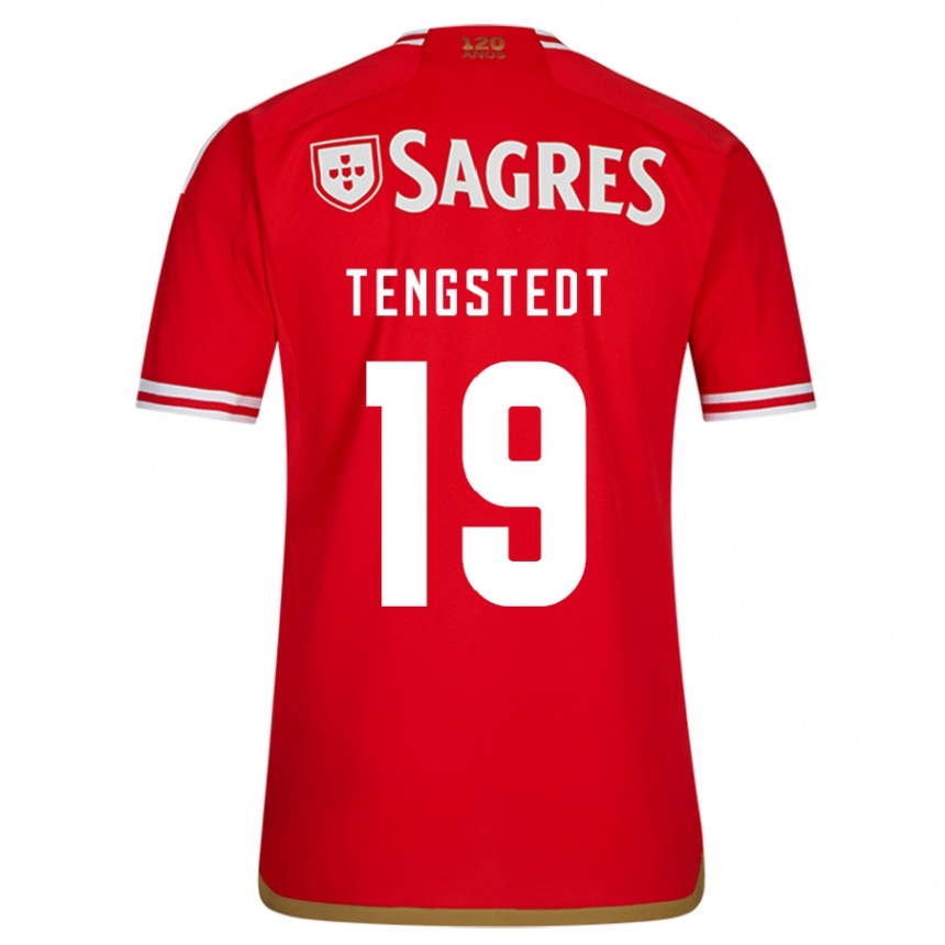 Niño Fútbol Camiseta Casper Tengstedt #19 Rojo 1ª Equipación 2023/24 México