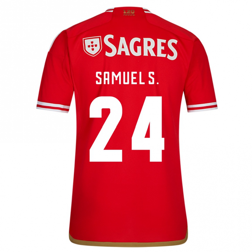 Niño Fútbol Camiseta Samuel Soares #24 Rojo 1ª Equipación 2023/24 México