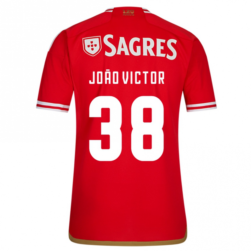 Niño Fútbol Camiseta João Victor #38 Rojo 1ª Equipación 2023/24 México