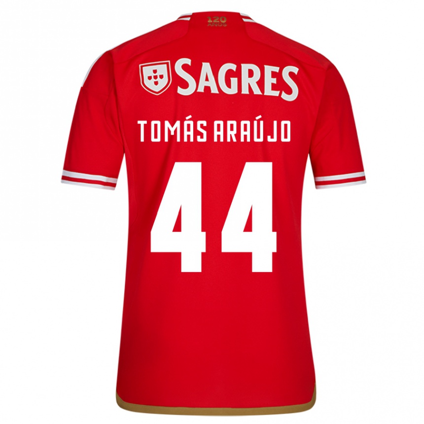 Niño Fútbol Camiseta Tomás Araújo #44 Rojo 1ª Equipación 2023/24 México