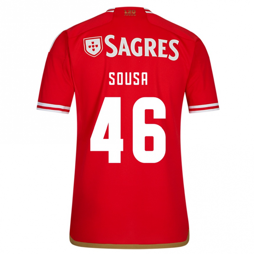 Niño Fútbol Camiseta Gerson Sousa #46 Rojo 1ª Equipación 2023/24 México