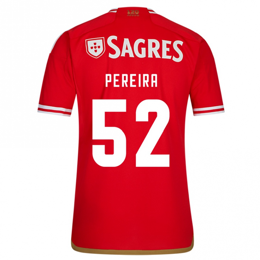 Niño Fútbol Camiseta Henrique Pereira #52 Rojo 1ª Equipación 2023/24 México