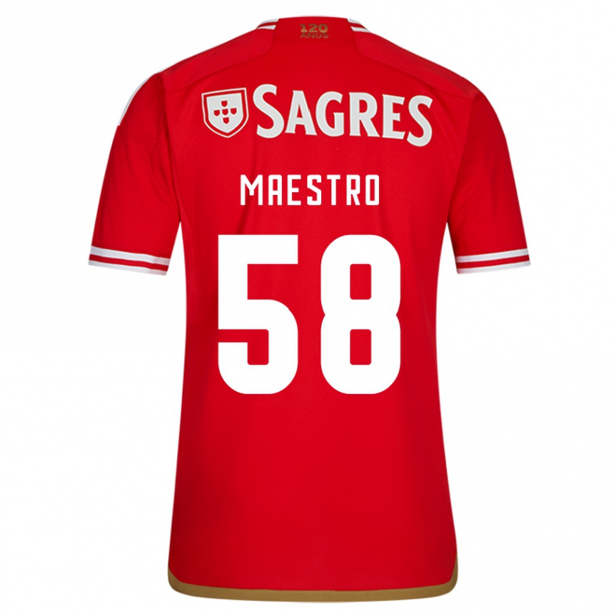 Niño Fútbol Camiseta Maestro #58 Rojo 1ª Equipación 2023/24 México