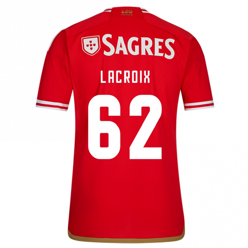 Niño Fútbol Camiseta Lenny Lacroix #62 Rojo 1ª Equipación 2023/24 México