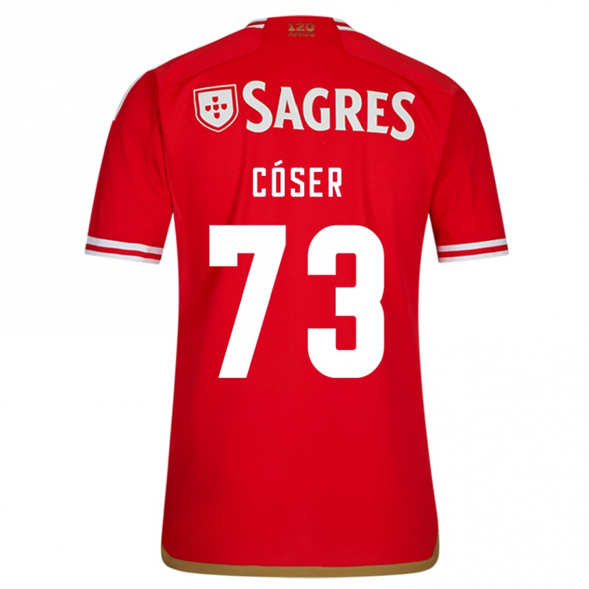 Niño Fútbol Camiseta Tiago Cóser #73 Rojo 1ª Equipación 2023/24 México