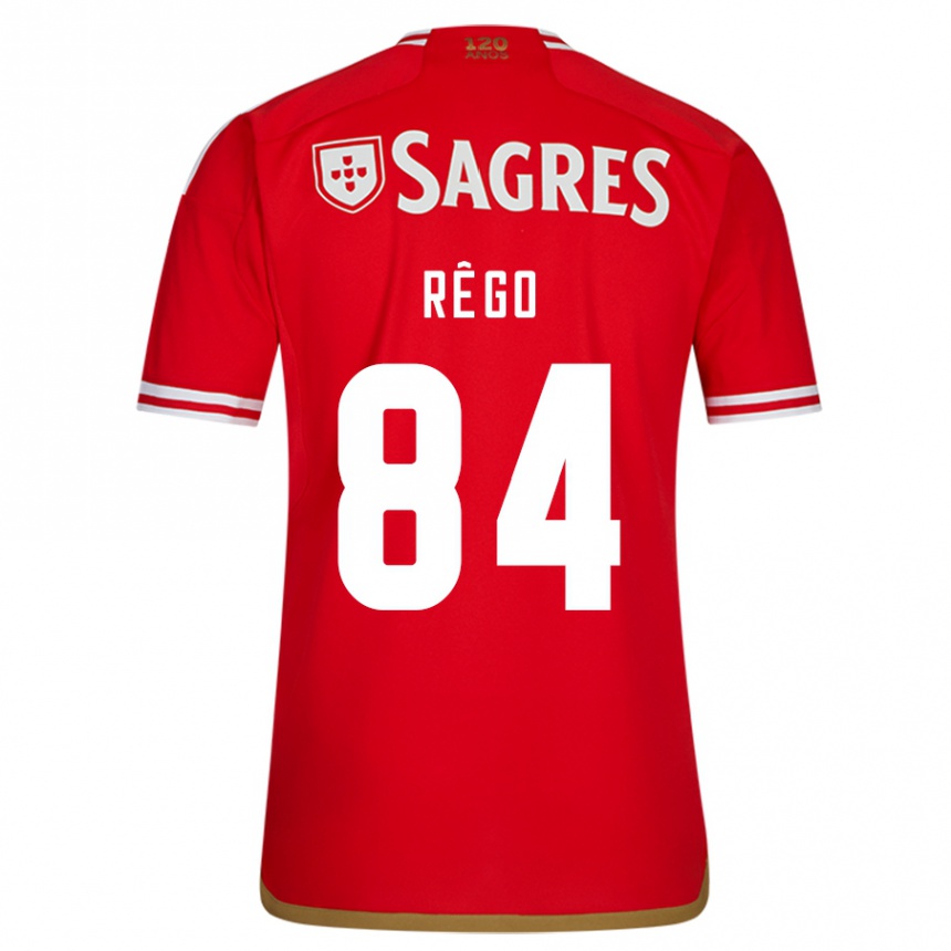 Niño Fútbol Camiseta João Rêgo #84 Rojo 1ª Equipación 2023/24 México