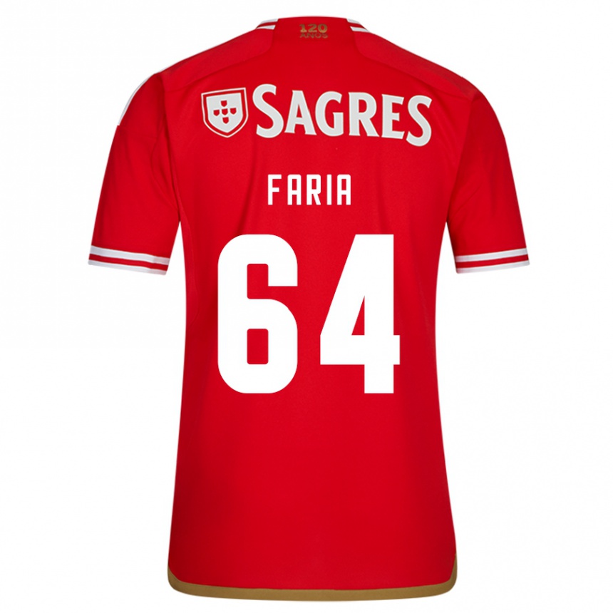 Niño Fútbol Camiseta Hugo Faria #64 Rojo 1ª Equipación 2023/24 México