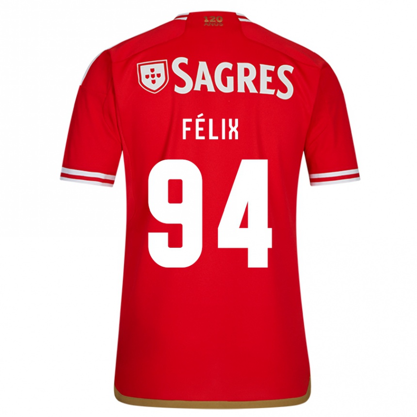 Niño Fútbol Camiseta Hugo Félix #94 Rojo 1ª Equipación 2023/24 México