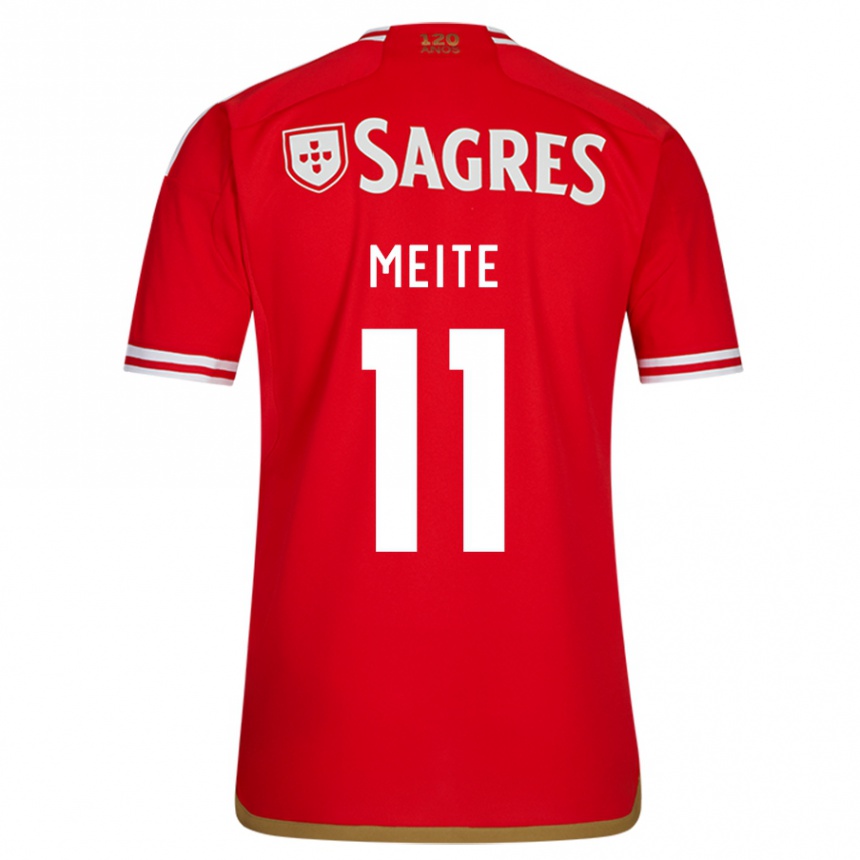 Niño Fútbol Camiseta Soualiho Meite #11 Rojo 1ª Equipación 2023/24 México