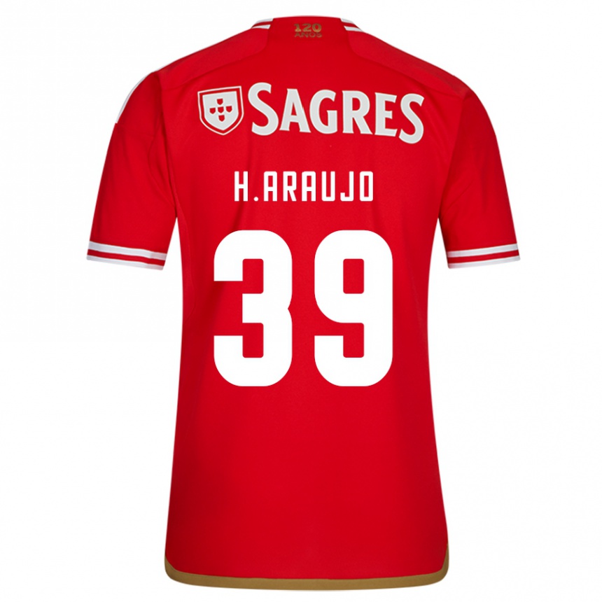 Niño Fútbol Camiseta Henrique Araujo #39 Rojo 1ª Equipación 2023/24 México