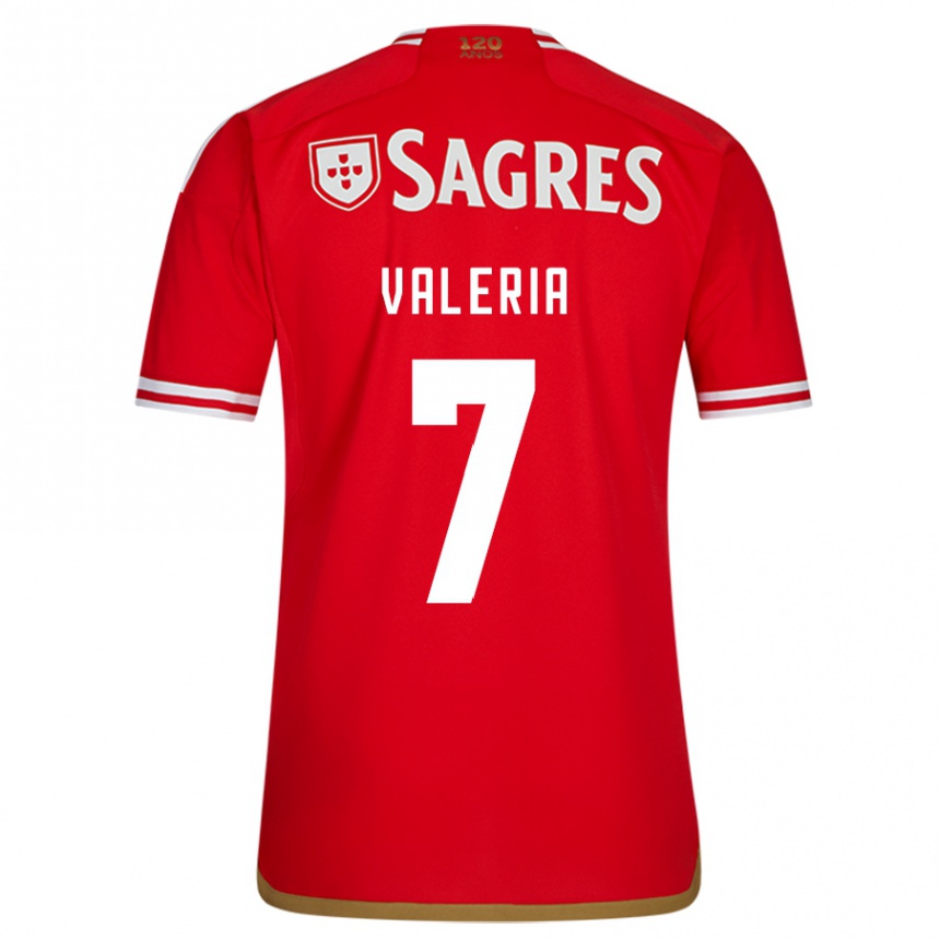 Niño Fútbol Camiseta Valeria #7 Rojo 1ª Equipación 2023/24 México