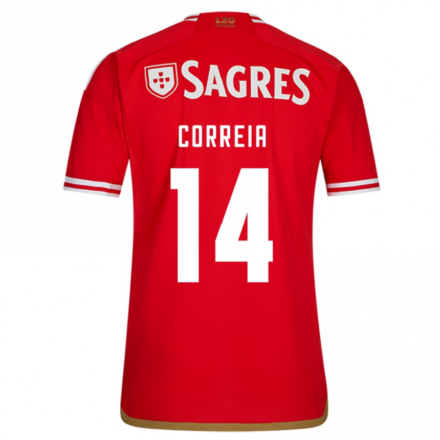 Niño Fútbol Camiseta Carolina Correia #14 Rojo 1ª Equipación 2023/24 México