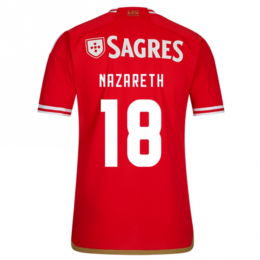 Niño Fútbol Camiseta Kika Nazareth #18 Rojo 1ª Equipación 2023/24 México