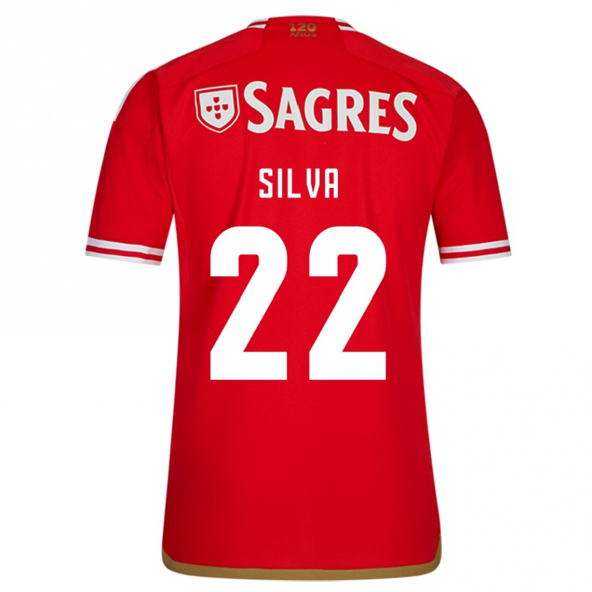 Niño Fútbol Camiseta Amelia Silva #22 Rojo 1ª Equipación 2023/24 México