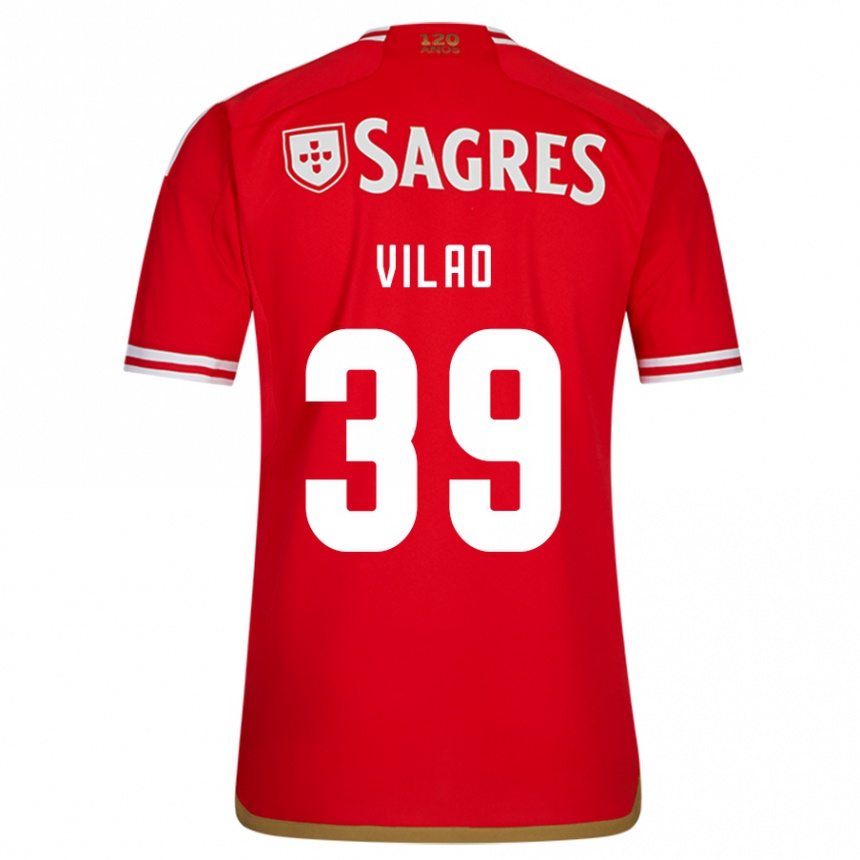 Niño Fútbol Camiseta Carolina Vilao #39 Rojo 1ª Equipación 2023/24 México