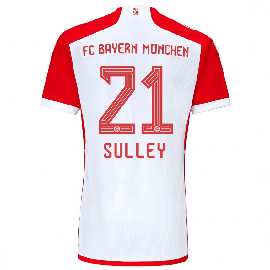 Niño Fútbol Camiseta Williams Baffour Sulley #21 Rojo Blanco 1ª Equipación 2023/24 México