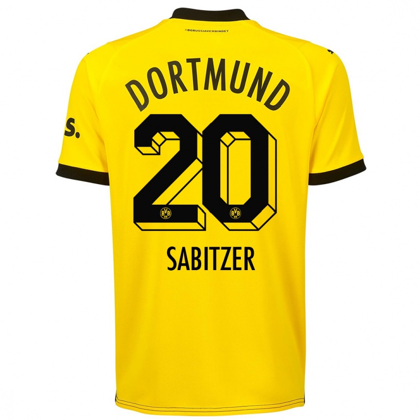 Niño Fútbol Camiseta Marcel Sabitzer #20 Amarillo 1ª Equipación 2023/24 México