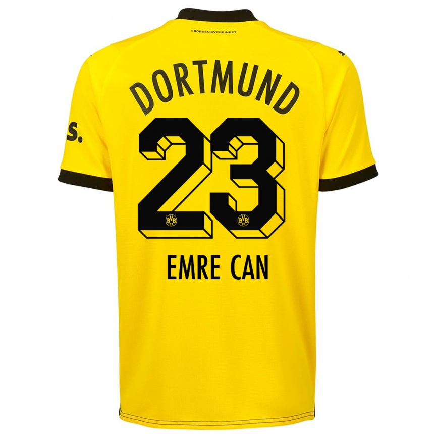 Niño Fútbol Camiseta Emre Can #23 Amarillo 1ª Equipación 2023/24 México