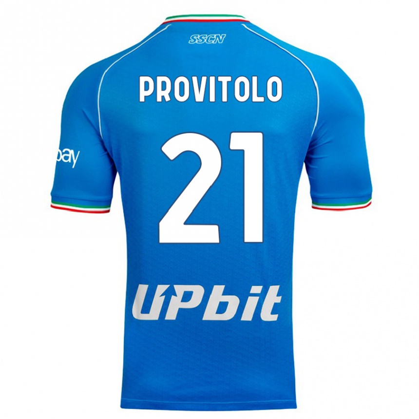 Niño Fútbol Camiseta Vincenzo Provitolo #21 Cielo Azul 1ª Equipación 2023/24 México