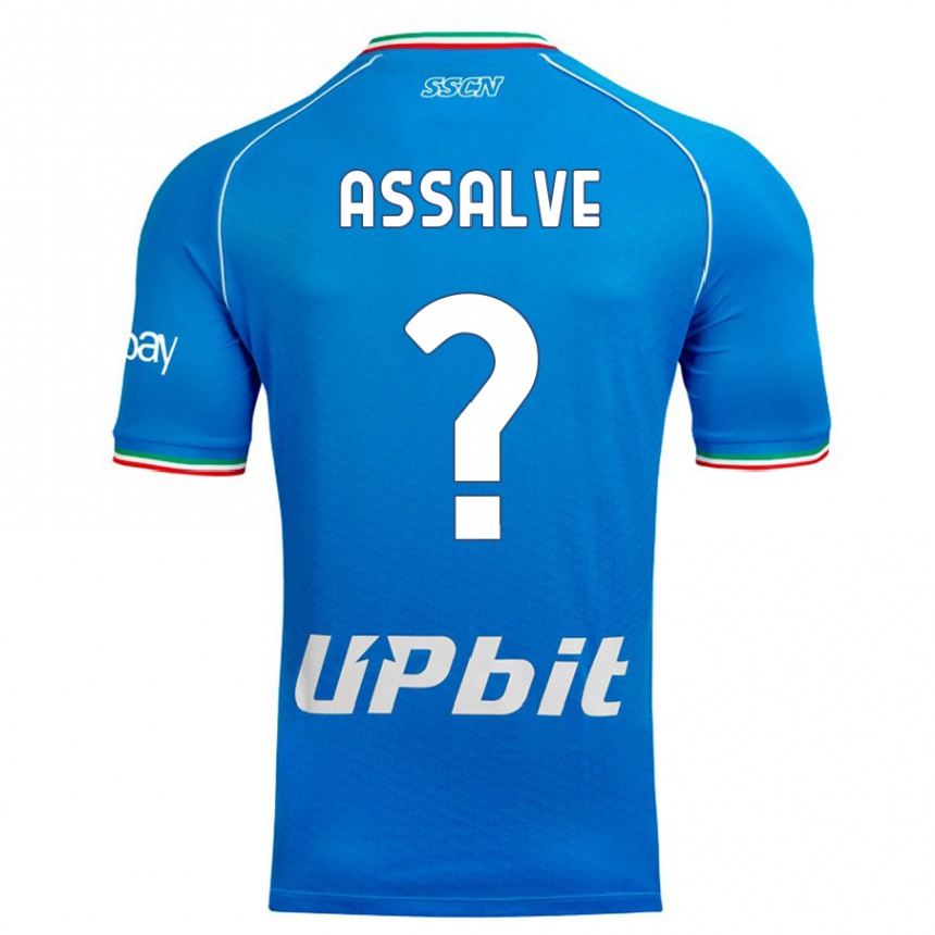 Niño Fútbol Camiseta Luca Assalve #0 Cielo Azul 1ª Equipación 2023/24 México
