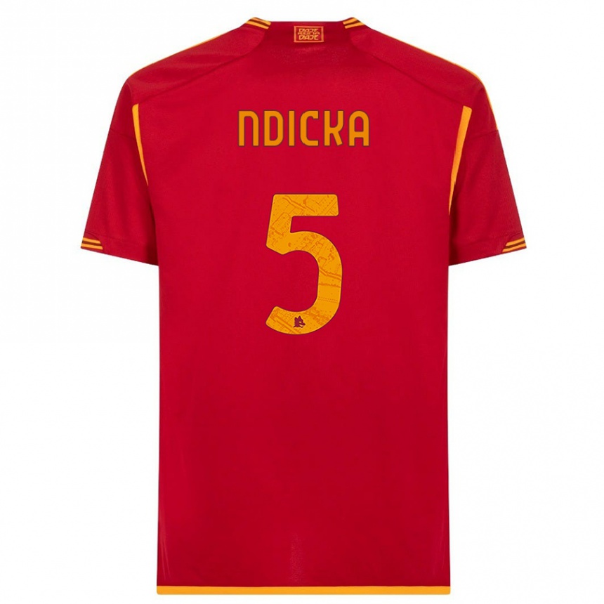 Niño Fútbol Camiseta Evan Ndicka #5 Rojo 1ª Equipación 2023/24 México