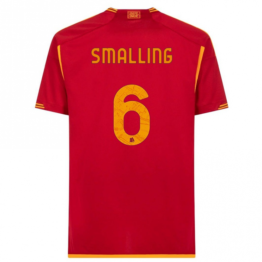 Niño Fútbol Camiseta Chris Smalling #6 Rojo 1ª Equipación 2023/24 México
