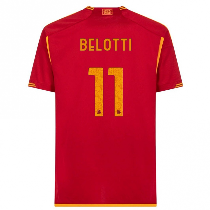 Niño Fútbol Camiseta Andrea Belotti #11 Rojo 1ª Equipación 2023/24 México