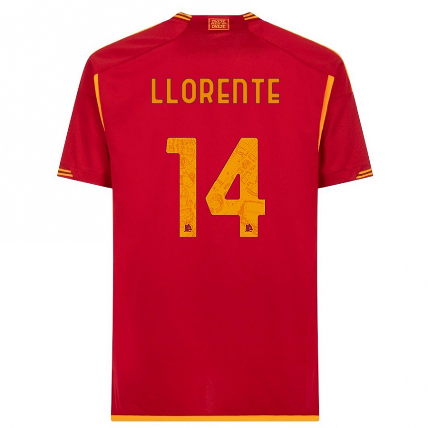 Niño Fútbol Camiseta Diego Llorente #14 Rojo 1ª Equipación 2023/24 México