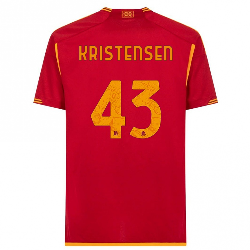 Niño Fútbol Camiseta Rasmus Kristensen #43 Rojo 1ª Equipación 2023/24 México