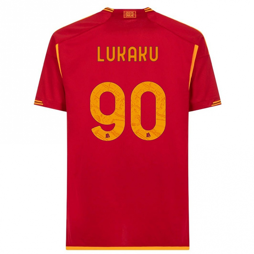 Niño Fútbol Camiseta Romelu Lukaku #90 Rojo 1ª Equipación 2023/24 México
