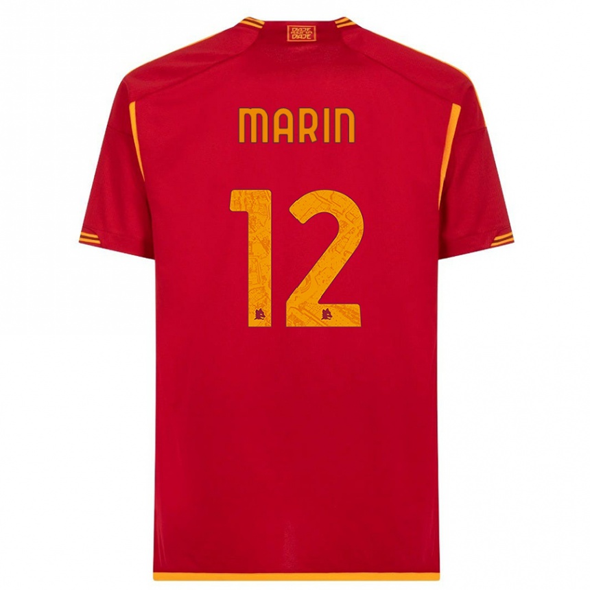 Niño Fútbol Camiseta Renato Marin #12 Rojo 1ª Equipación 2023/24 México