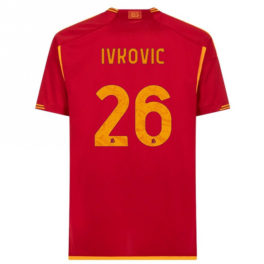 Niño Fútbol Camiseta Mate Ivkovic #26 Rojo 1ª Equipación 2023/24 México