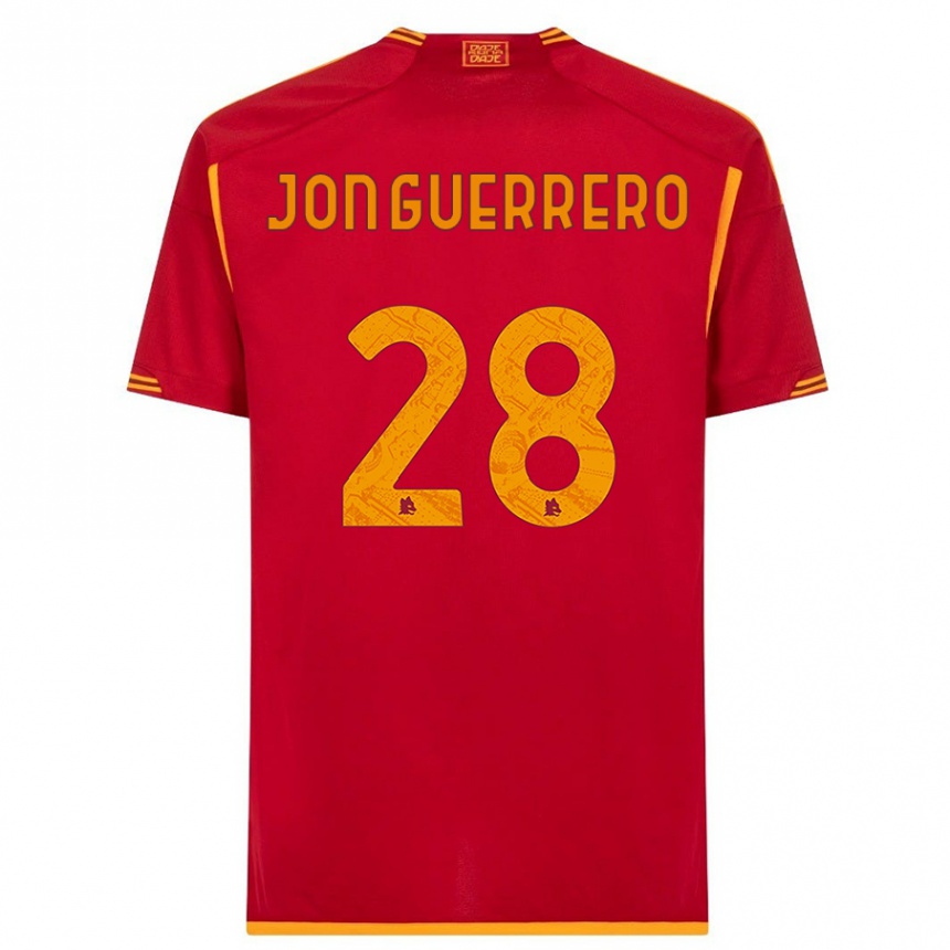 Niño Fútbol Camiseta Julen Jon Guerrero #28 Rojo 1ª Equipación 2023/24 México