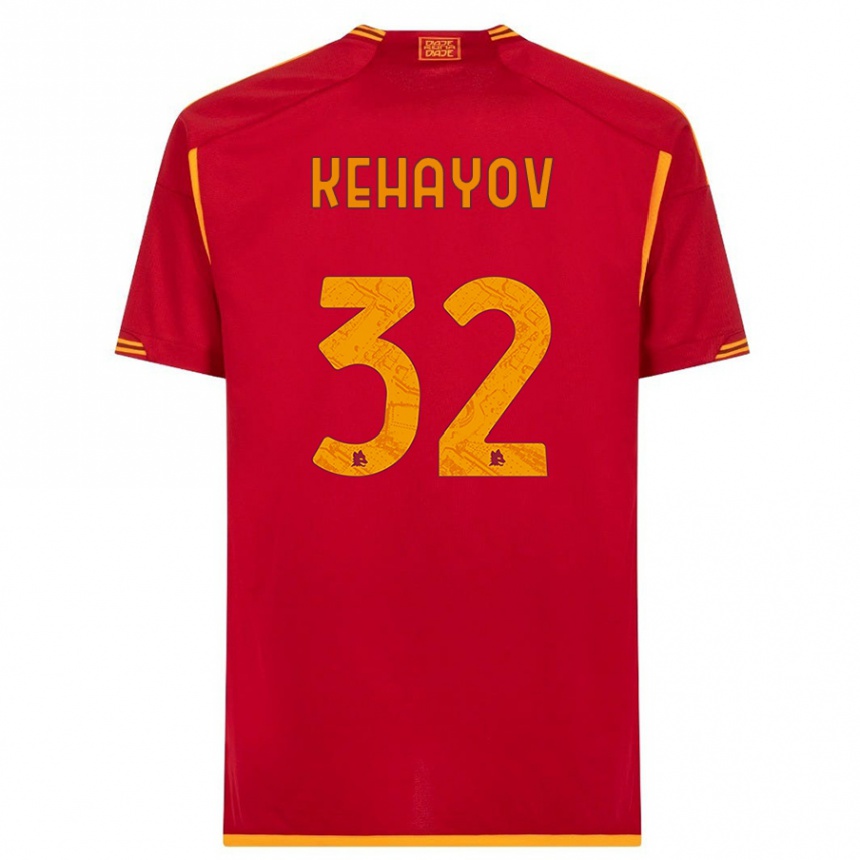 Niño Fútbol Camiseta Atanas Kehayov #32 Rojo 1ª Equipación 2023/24 México