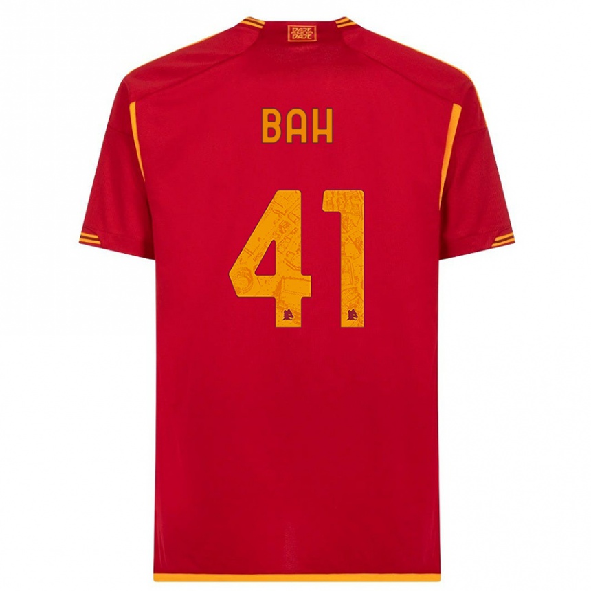 Niño Fútbol Camiseta Muhammed Bah #41 Rojo 1ª Equipación 2023/24 México