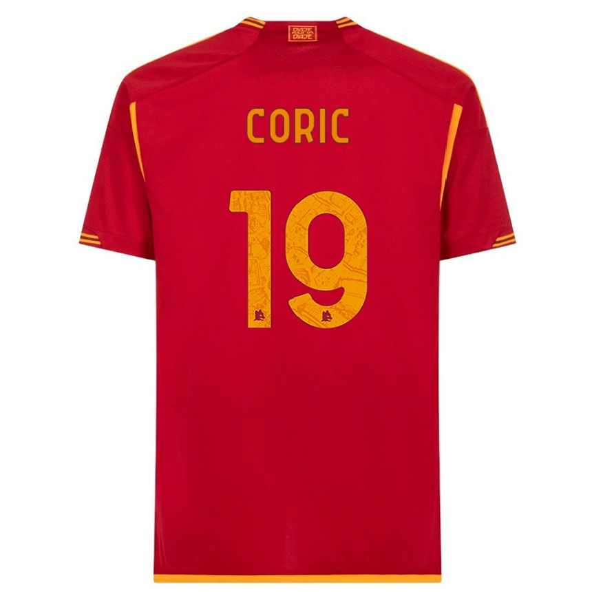 Niño Fútbol Camiseta Ante Coric #19 Rojo 1ª Equipación 2023/24 México